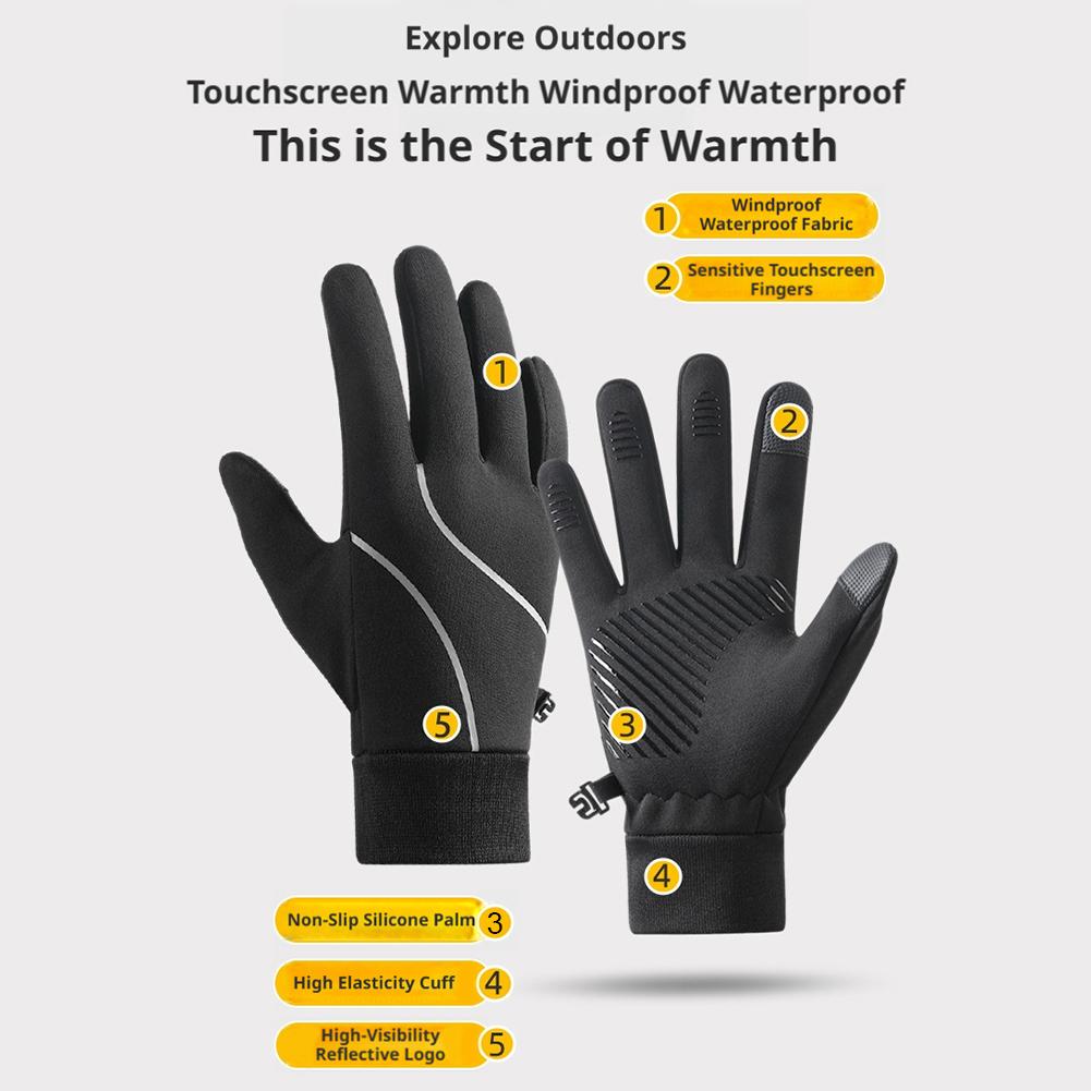 충전식 발열 장갑, 겨울용 플리스 안감, 따뜻하고 터치 - Outdoor Sport Gloves 리뷰 및 가격