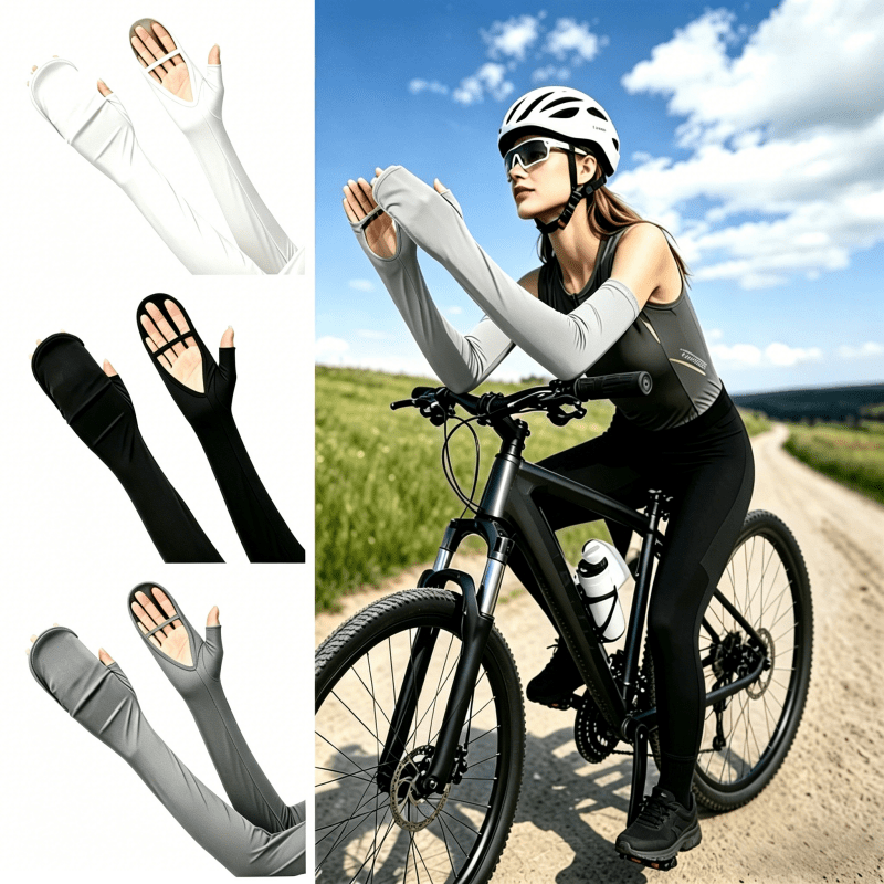 사이클링 및 운전용 아이스 센서티브 자외선 차단 장갑, - Outdoor Sport Gloves 리뷰 및 가격