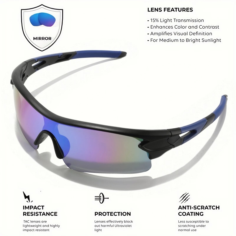 유니섹스 전문 편광 스포츠 선글라스 UV400 방풍 사 - Outdoor Sport Activity 리뷰 및 가격