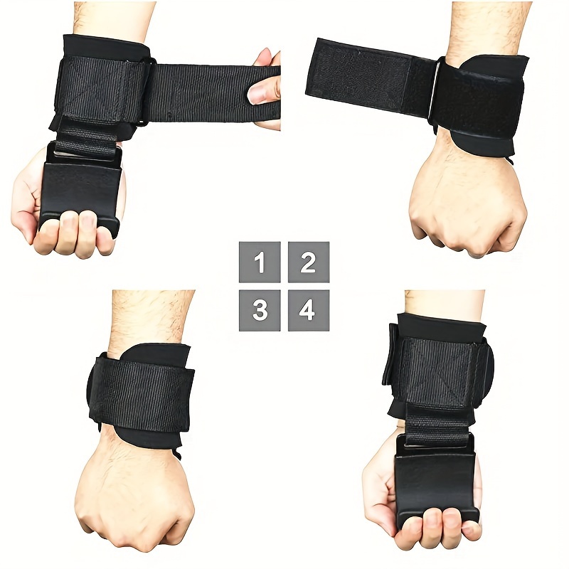 2pcs 피트니스 스쿼트, 역도, 풀업, 손목 밴드 후 - Outdoor Sport Bar 리뷰 및 가격