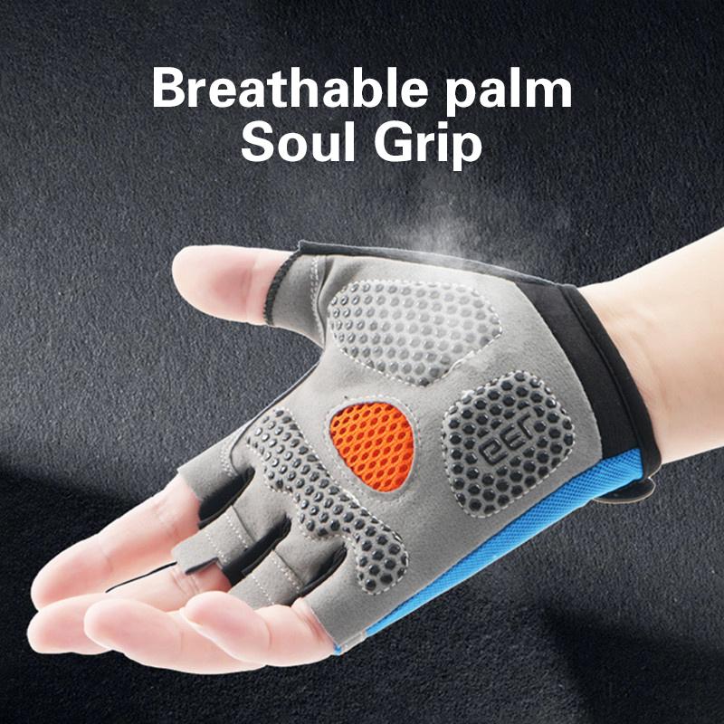 남녀공용 하프 핑거 사이클링 장갑, 미끄럼 방지, 충격 - Outdoor Sport Gloves 리뷰 및 가격