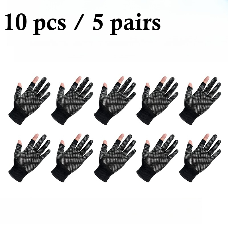 10개 낚시 장갑 - 두 손가락 누출 방지 사이클링 장 - Outdoor Sport Gloves 리뷰 및 가격