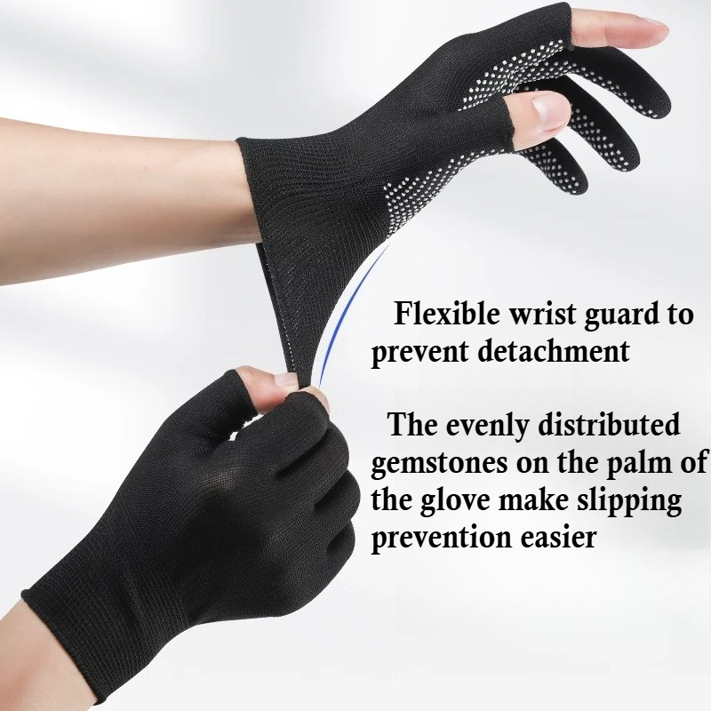 10개 낚시 장갑 - 두 손가락 누출 방지 사이클링 장 - Outdoor Sport Gloves 리뷰 및 가격